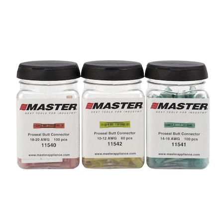 Master Appliance Butt Splice Connector Jar, 14-60 AWG, Blu 11541